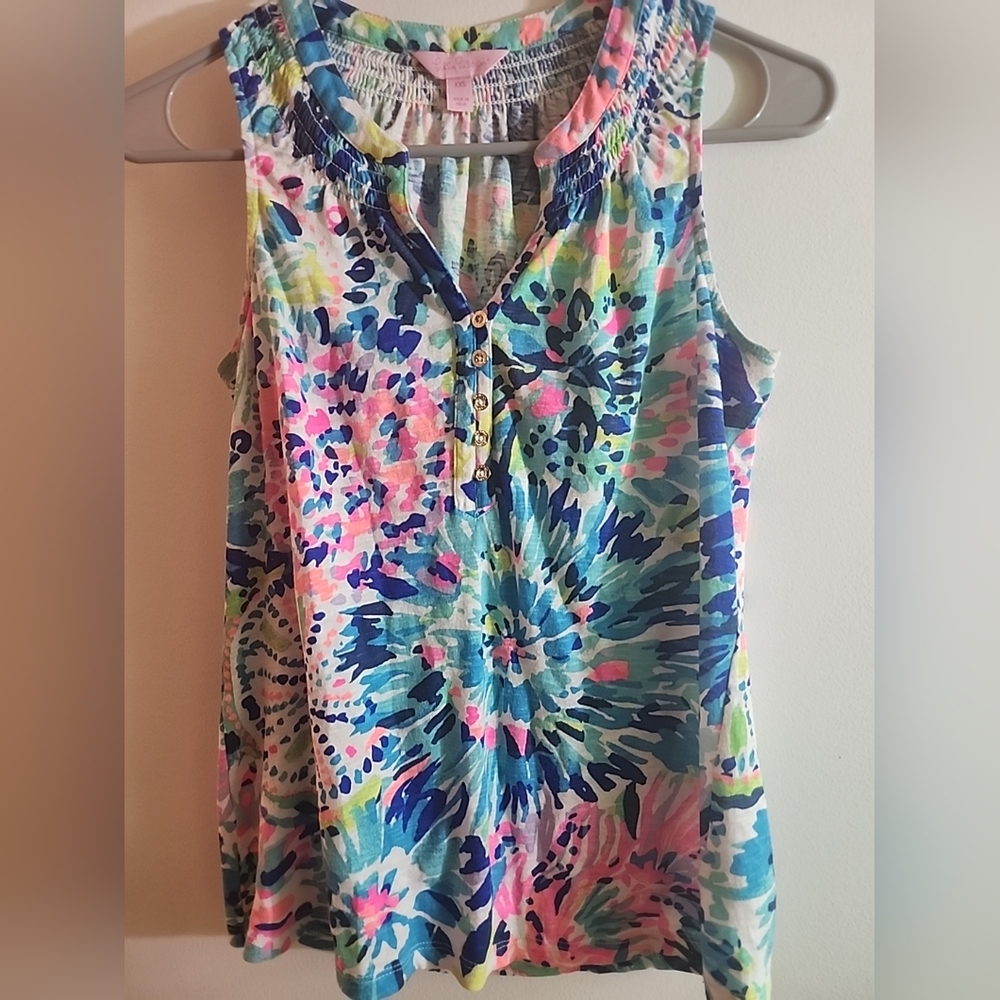 Lilly Pulitzer Essie  Sleeveless Tank Top